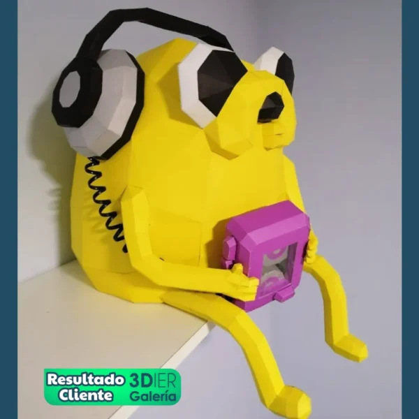 Jake the Dog Papercraft - Plantillas PDF
