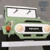 Toyota-Land-Cruiser-FJ40-papercraft-1 Toyota Land Cruiser FJ40 Papercraft - Plantillas PDF