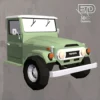 Toyota-Land-Cruiser-FJ40-papercraft-3 Toyota Land Cruiser FJ40 Papercraft - Plantillas PDF
