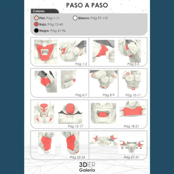 Wolverine-Vamp-papercraft-7 Wolverine Vamp Papercraft - Plantillas PDF