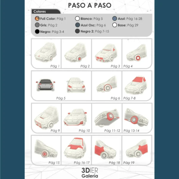 bmw-218i-papercraft-7 BMW 218i Papercraft - Plantillas PDF