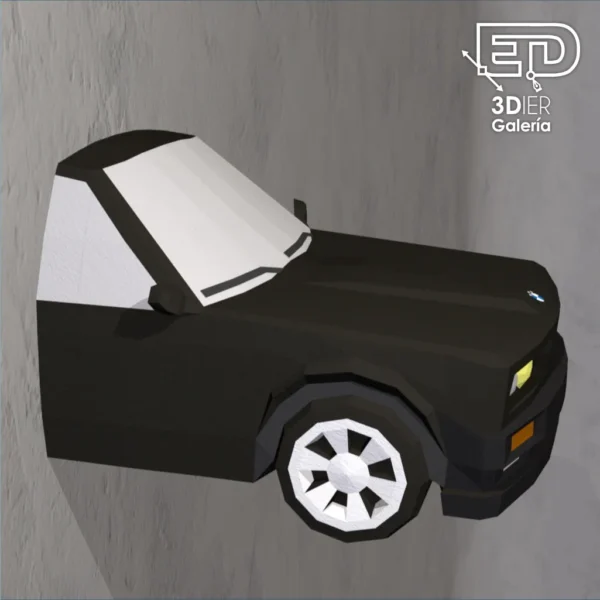 bmw-e30-render-1 BMW E30 Papercraft - Plantillas PDF