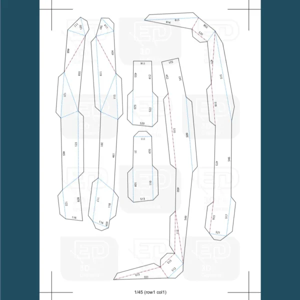bmw-e30-render-8 BMW E30 Papercraft - Plantillas PDF