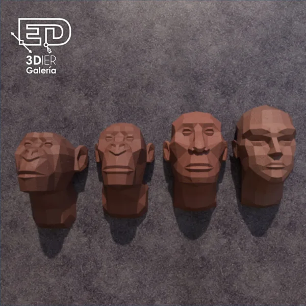 La Evolución Papercraft - Plantillas PDF