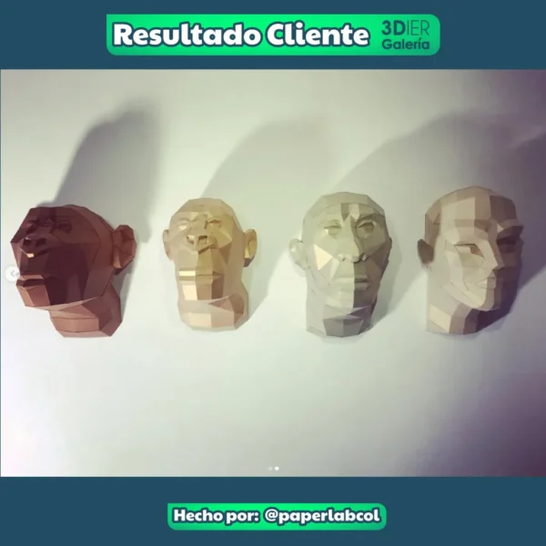 La Evolución Papercraft - Plantillas PDF