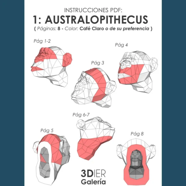 La Evolución Papercraft - Plantillas PDF