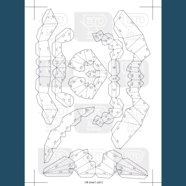 La Evolución Papercraft - Plantillas PDF