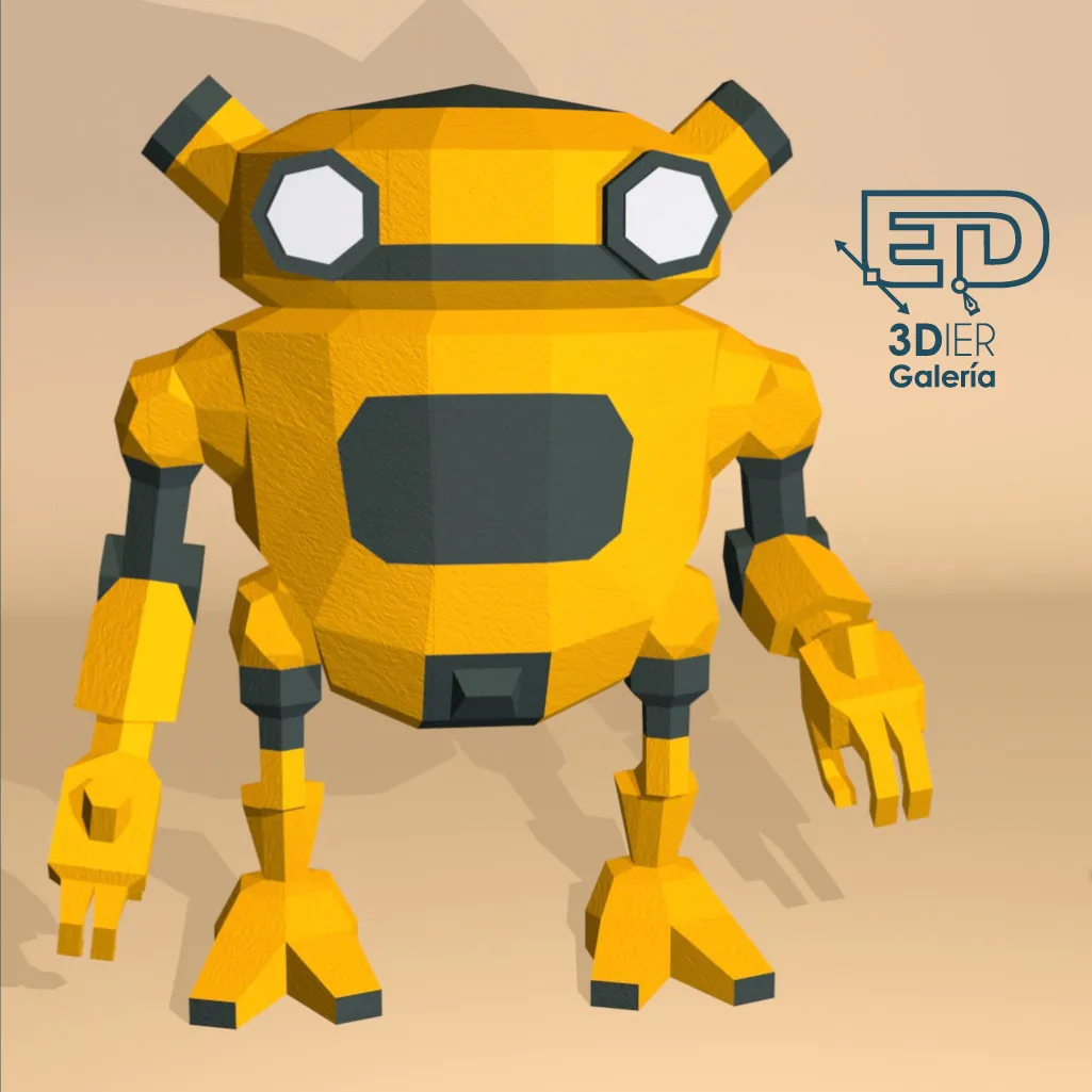 Robot Papercraft – Plantillas PDF