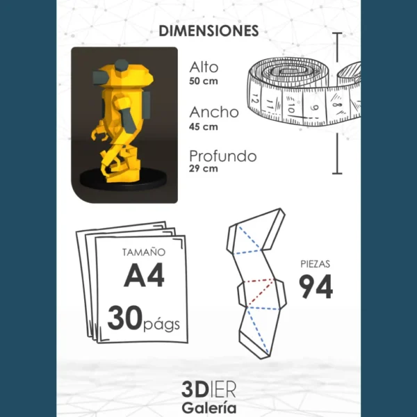 Robot Papercraft - Plantillas PDF