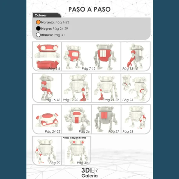 Robot Papercraft - Plantillas PDF