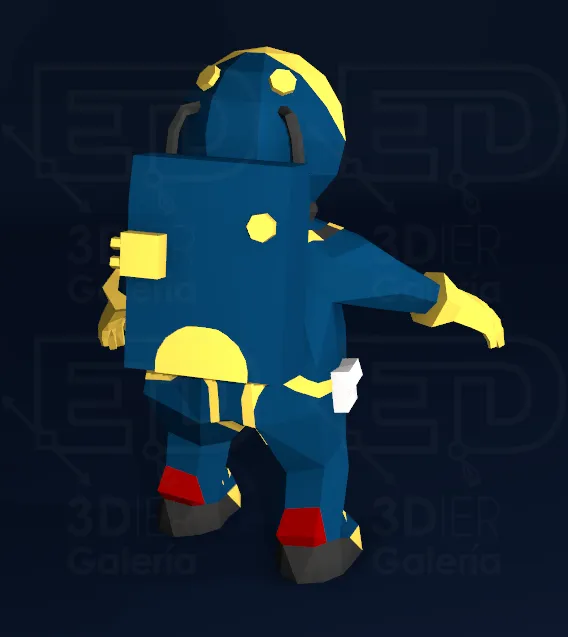 Astronauta Papercraft - Plantillas PDF