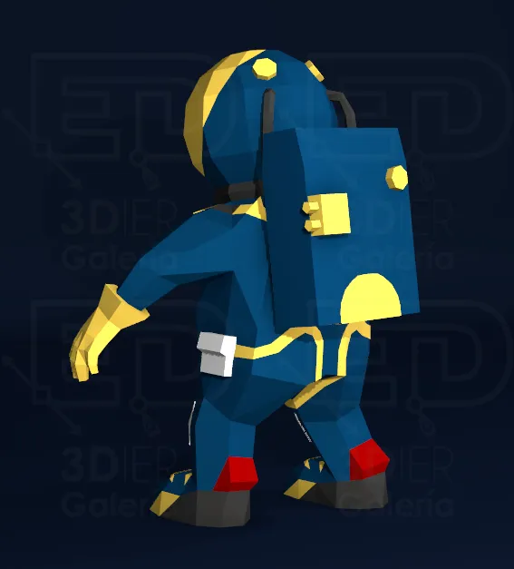 Astronauta Papercraft - Plantillas PDF