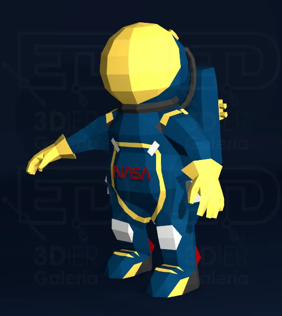 Astronauta Papercraft - Plantillas PDF