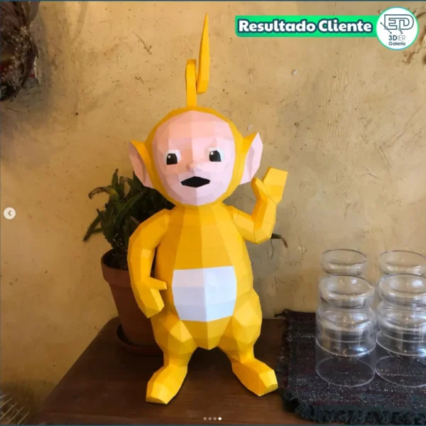 Teletubie Amarillo Papercraft - Plantillas PDF