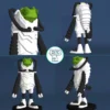 Camaleón Astronauta Papercraft - Plantillas PDF