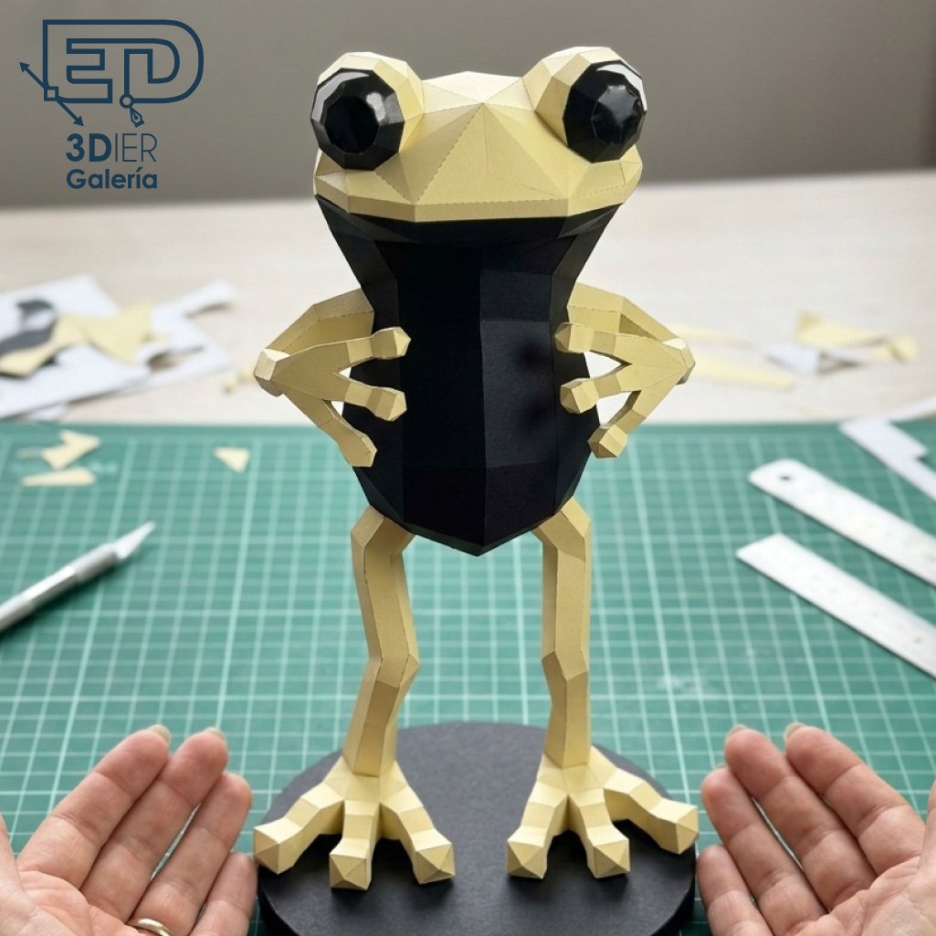 Rana Papercraft – Plantillas PDF