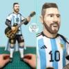 Messi Rockero- Indio Solari Rockero Papercraft - Plantillas PDF
