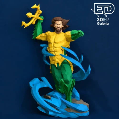 aquaman-2-jason-momoa-papercraft-1 Aquaman 2 Jason Momoa Papercraft - Plantillas PDF