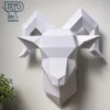 Carnero Trofeo Papercraft - Plantillas PDF