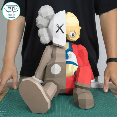 kaws-organos-papercraft-1 Muñekow Organos Papercraft - Plantillas PDF