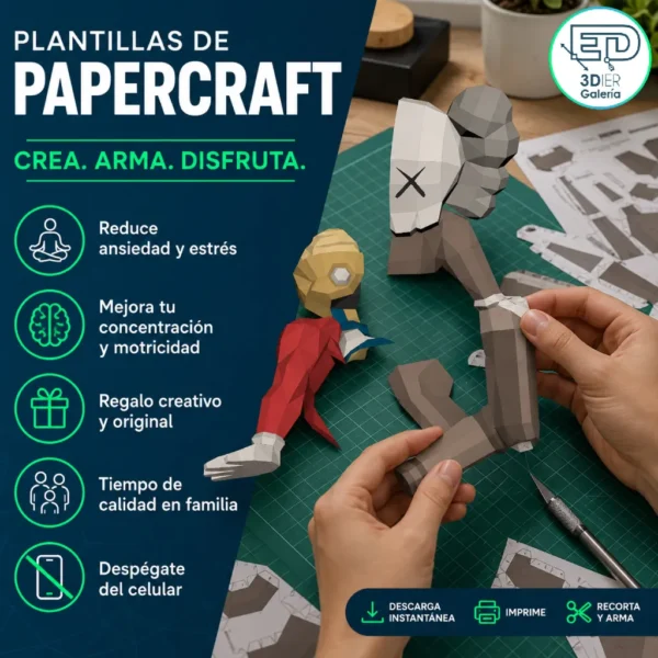 Muñekow Organos Papercraft - Plantillas PDF