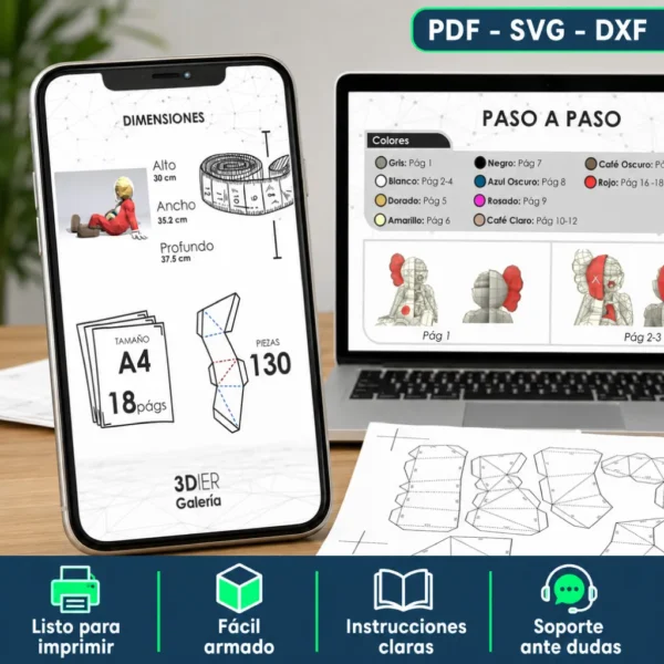 Muñekow Organos Papercraft - Plantillas PDF